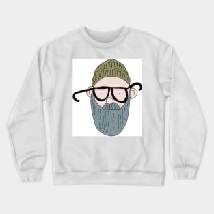 Bit of a Hipster Crewneck Sweatshirt